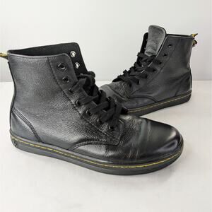 Black Leather Women's Boots